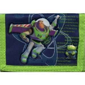 Buzz Lightyear Toy Story Tri fold Wallet & Charm Necklace