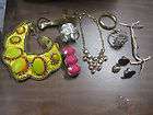 LOT OF COSTUME JEWELRY LIL MAMA HIP HOP ARTIST RINGS NECKLACE ETC.