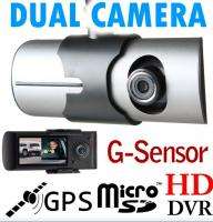 140Â° Dual Lens dash board camera car dvr black box video 