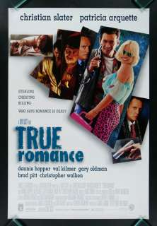 TRUE ROMANCE *1SH ORIG MOVIE POSTER 1993 VIOLENCE CRIME  