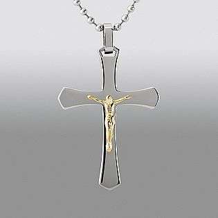   Gold Crucifix Pendant  Jewelry Pendants & Necklaces Sterling Silver