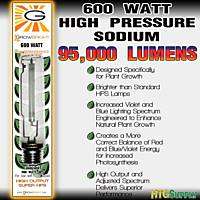 NEW 600 watt HPS BULB grow light lamp 600w horti sodium  