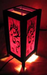RED DRAGON THAI CHINESE Table Lamp Shades  