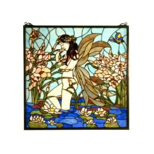  Meyda Tiffany Decor 67520 20W X 20H Fairy Pond Window 