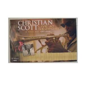 Christian Scott Poster Playing