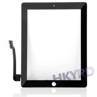 New Replacement Touch Screen Glass Digitizer For iPad 3 Black  