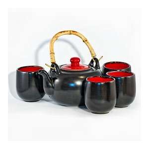Ceramic Black Tea Set For 4 Grocery & Gourmet Food