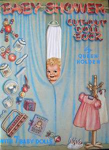 Baby Shower Paper Doll Book Queen Holden Shackman  