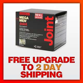 NEW & SEALED GNC Mens Mega Men Joint Vitapak 30 Packs  