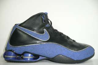 Nike Shox Slam Size 10.5 Basketball Shoes Blue Black BB High VTG Elite 