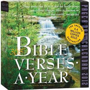  365 Bible Verses Page A Day 2012 Desk Calendar Office 