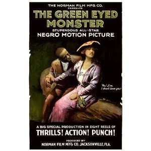  The Green Eyed Monster Movie Poster Archive Print 12x18 