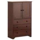 in pine finish venture horizon nouvelle 3 drawer chest in pine finish