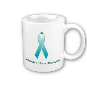 Substance Abuse Awareness Ribbon Coffee Mug