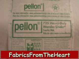   725 Heavy Duty Wonder Under 17 Fusible Web for Crafts Quilts Sewing