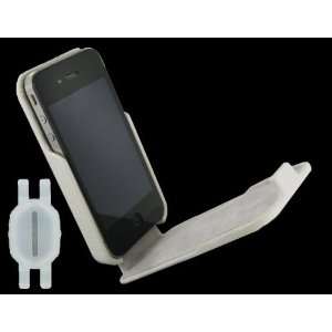  Vertical Leather Flip Pouch Case for Apple iPhone 4 4th Generation 