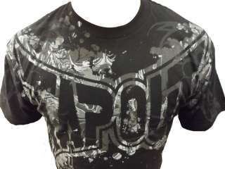 New Mens Tapout UFC MMA Just Another Day Cage Fighter T shirt black 