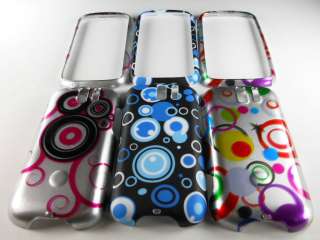 SET OF 3 HARD PHONE COVER CASE 4 HTC T MOBILE MYTOUCH 3G SLIDE bubble 