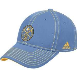 Denver Nuggets Team Preferred Structured Flex Fit Hat (Light Blue 