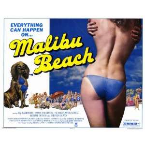 Malibu Beach Movie Poster (11 x 14 Inches   28cm x 36cm) (1978) Style 