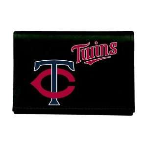    Minnesota Twins Black Tri Fold Wallet *SALE*