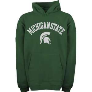 Michigan State Spartans Youth Green Tackle Twill Hooded Sweatshirt 
