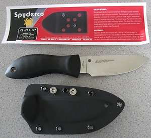 Spyderco FB02P Bill Moran Drop Point Fixed Blade Knife  