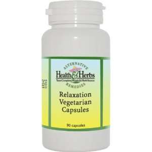 Alternative Health & Herbs Remedies Relaxation Vegetarian Capsules, 90 