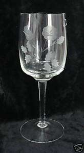 Toscany Crystal TOY13 Roses Stem Water Wine Glass  