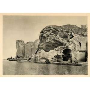  1927 Ischia Island Italy Sulfur Spring Entrance Coast 