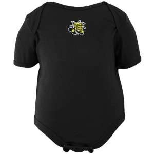 Wichita State Shockers Infant Black Embroidered Logo Creeper (6 9 