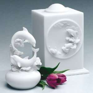  Marble Dolphin Urn
