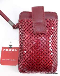 Mundi Skinny Mini Sequin Mesh Cell Phone Gadget Wallet Case NWT $25 