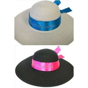  Bride Hat or Bridesmaid Hat with Custom Ribbon Sash Toys & Games