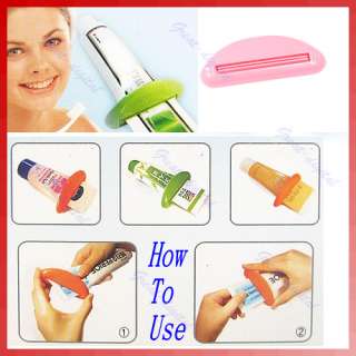 2pcs Dispenser Squeeze Tube Squeezer Easy Toothpaste  