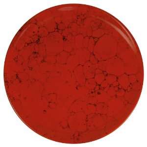   Freestyle Dinner Plates, Set of 4, Cherry Marble