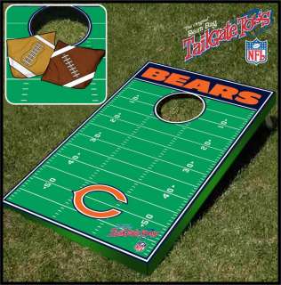 Chicago Bears NFL Tailgate Toss Bean Bag Cornhole Baggo Game  