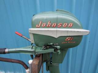 Vintage JOHNSON Sea Horse 5 1/2HP Outboard Motor 5.5 HP One Owner 