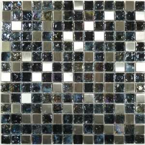  Onyx 3/4 x 3/4 Black 3/4 Squares Glossy & Iridescent 