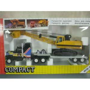   Joal Compact Heavy Duty Transporter with Excavator Crane Toys & Games