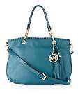   BENNET Medium TOTE SHOULDER HANDBAG BAG CROSSBODY Leather Turquoise