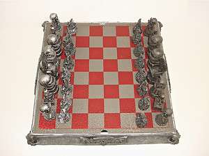   TAMPA BAY BUCCANEERS SOLID POLY RESIN PIECES DELUX CHESS SET  