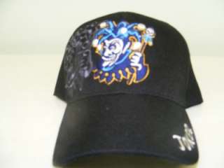 JOKER BLACK HAT BALL CAP EMBROIDERED SHADOW  