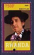 Bob Dylan Famous People stamp  