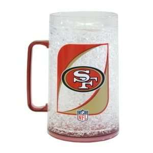   Francisco 49ers Crystal Freezer Mug   Monster Size 