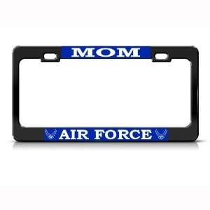 Us Air Force Mom Metal Military license plate frame Tag Holder