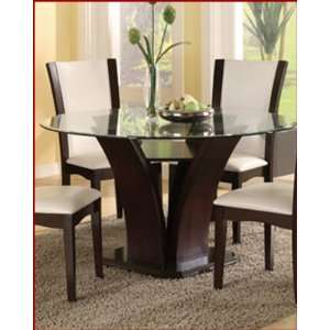Round Glass Top Dining Table (ONLY) Daisy EL 710 54 