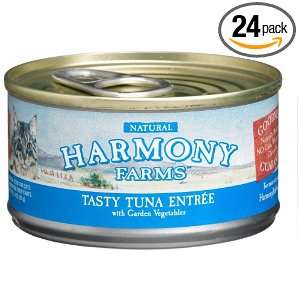 HARMONY FARMS Tasty Tuna Entree with Garden Vegetables for Cats, 3 