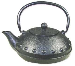 Japanese Tetsubin Cast Iron Teapot 21oz Black 15334  
