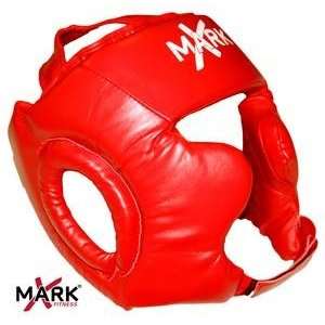  XMark Red Protective Head Guard (XM 2656) Sports 
